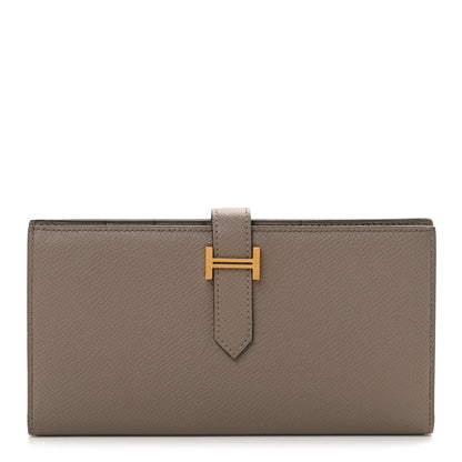 Epsom Bearn Gusset Wallet Gris Asphalte