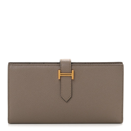 Epsom Bearn Gusset Wallet Gris Asphalte