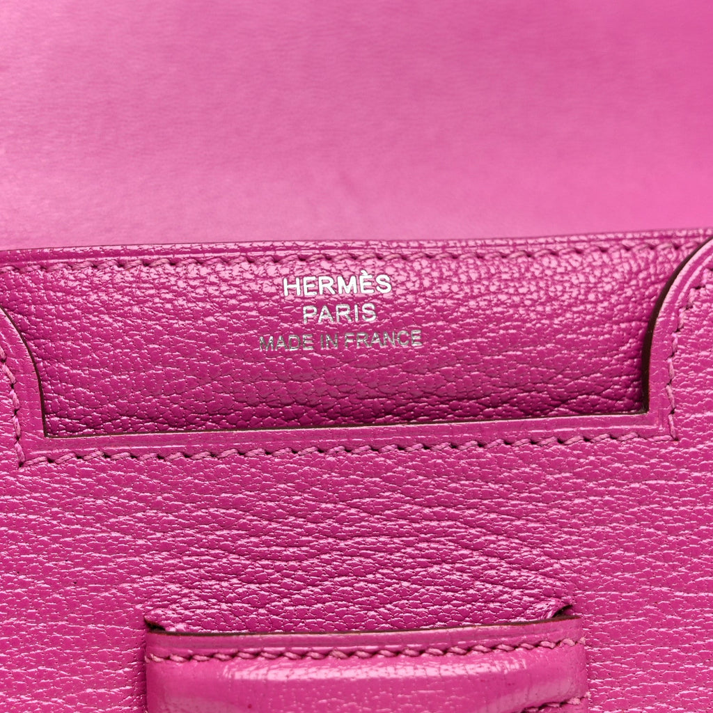 Chevre Mysore 1938 Wallet 19 Rose Pourpre