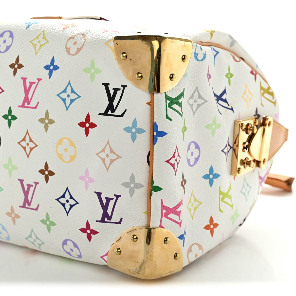 Monogram Multicolor Speedy 30 White