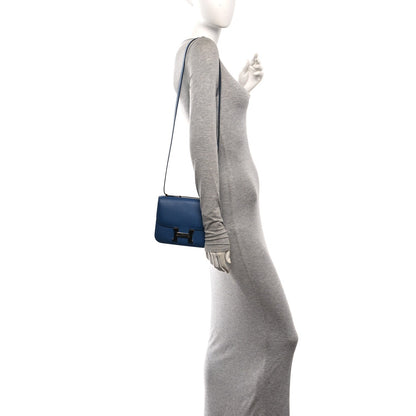 Epsom Constance Verso 18 Bleu Agate Gris Mouette