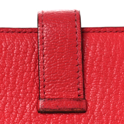 Chèvre Mysore Bearn Gusset Wallet Bougainvillea