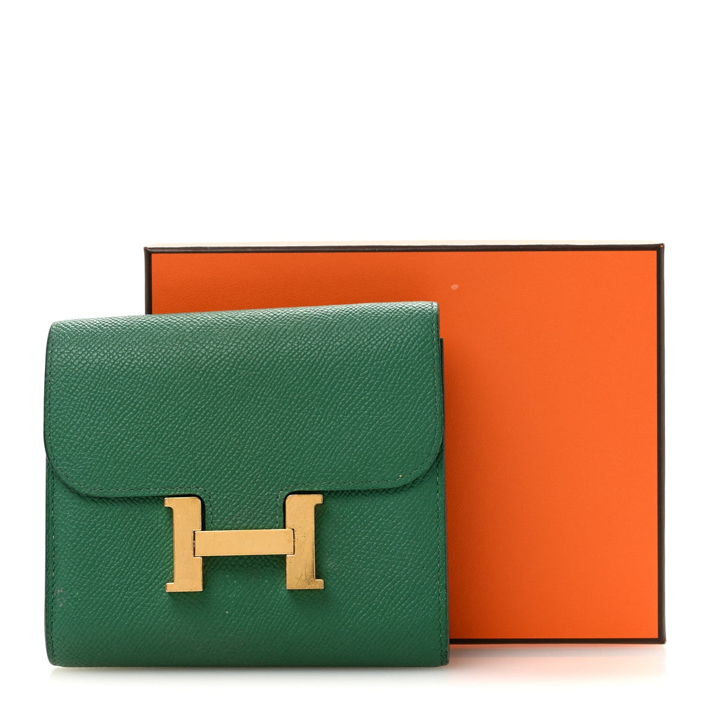 Epsom Constance Short Wallet Vert Vertigo