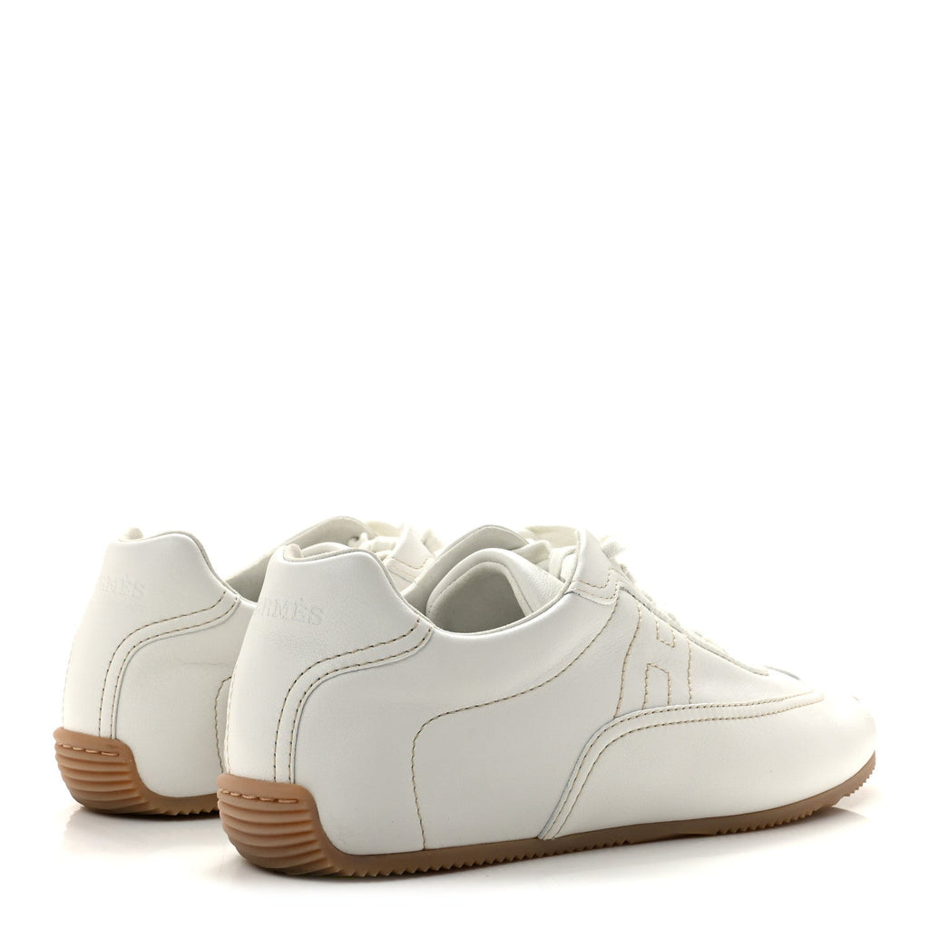 Supple Calfskin Master Sneakers 37 Beige Glaise