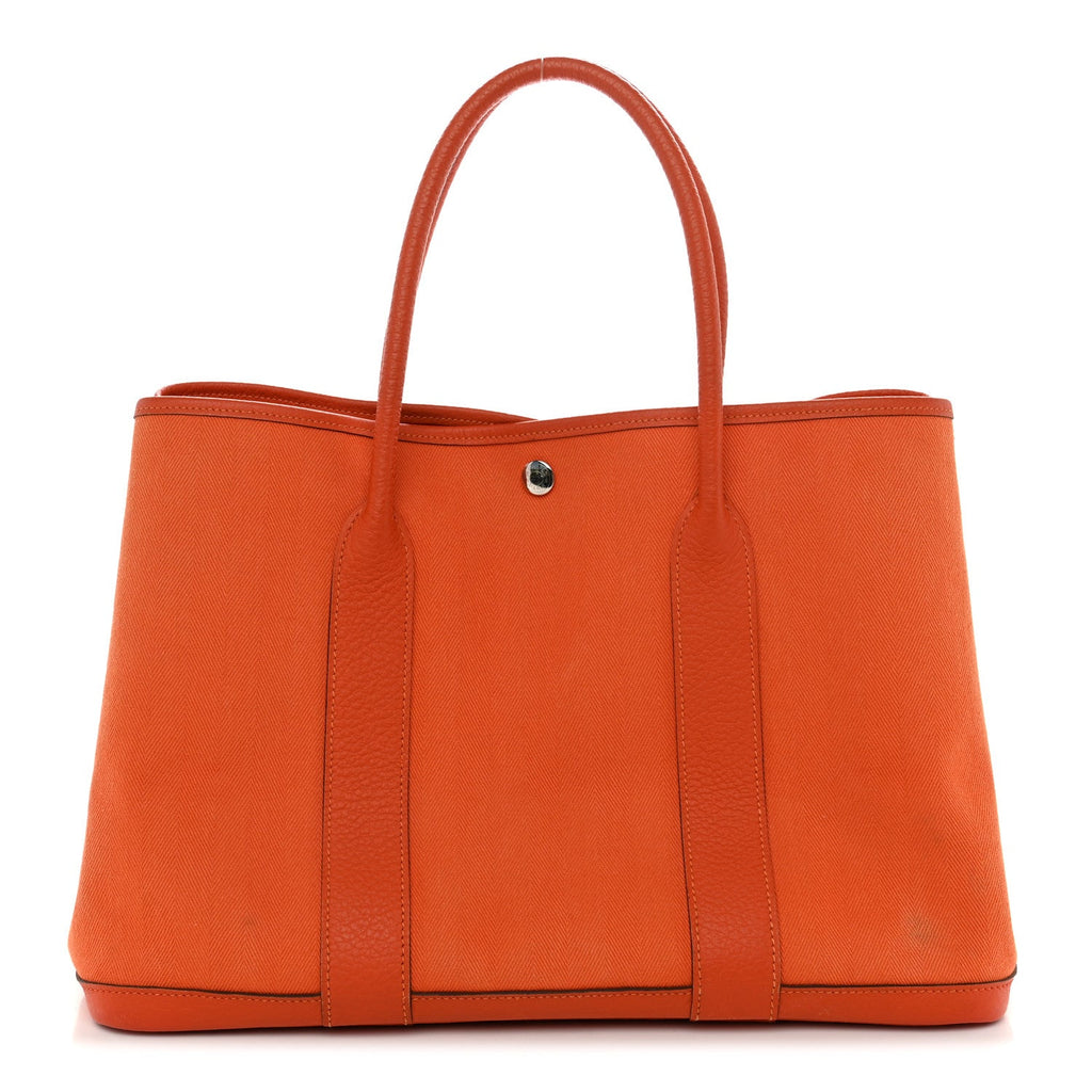 Toile Negonda Garden Party Tote 36 MM Orange