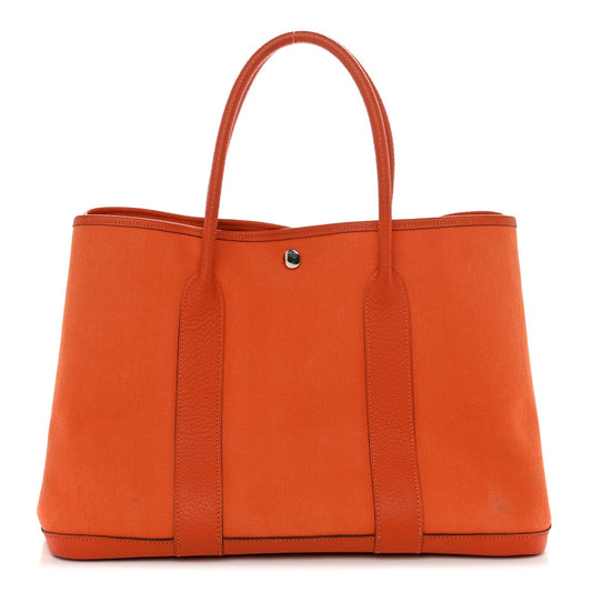 Toile Negonda Garden Party Tote 36 MM Orange