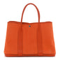 Toile Negonda Garden Party Tote 36 MM Orange