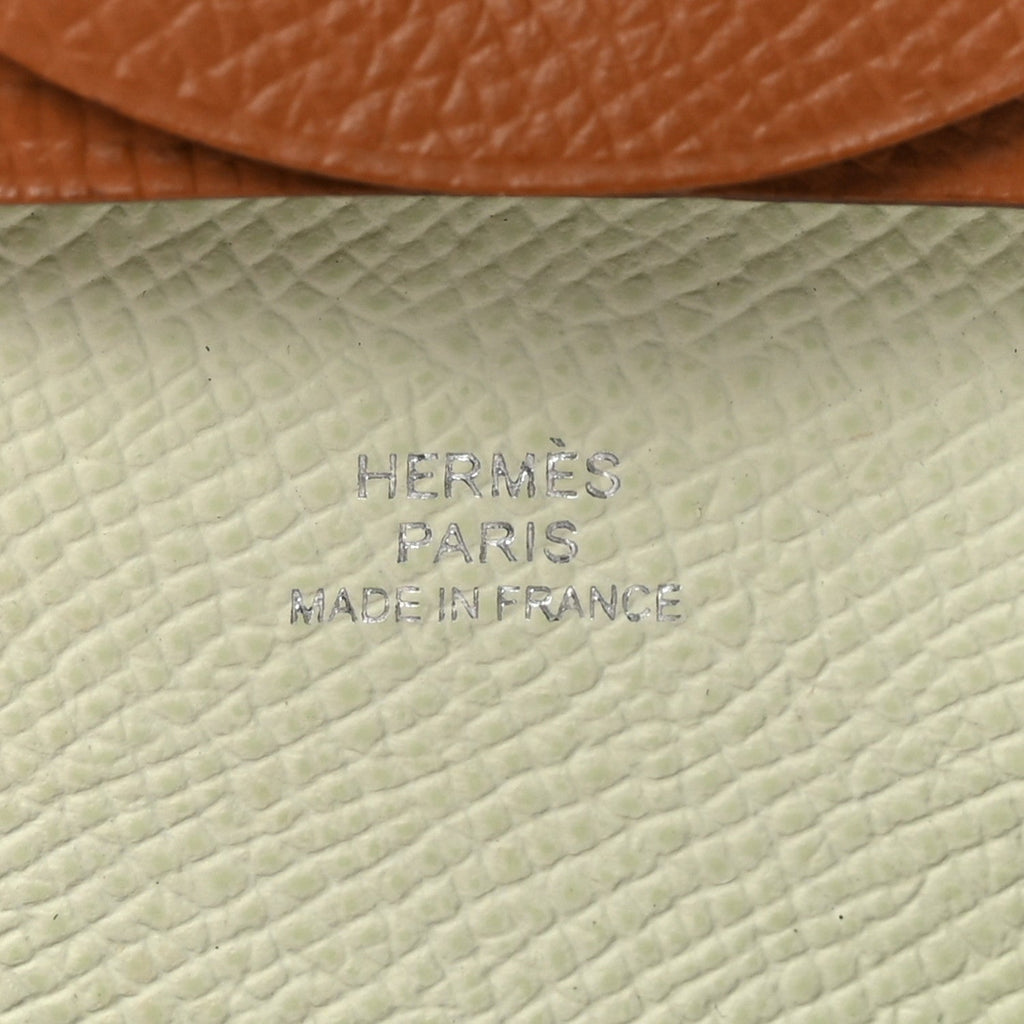 Epsom Bastia Verso Coin Purse Gold Vert Fizz