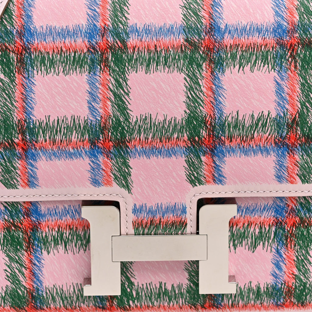 Swift Tartan Printed Constance 18 Mauve Pale