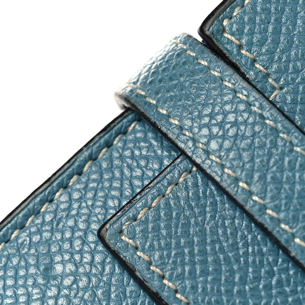 Epsom Kelly Longue Wallet Blue Jean