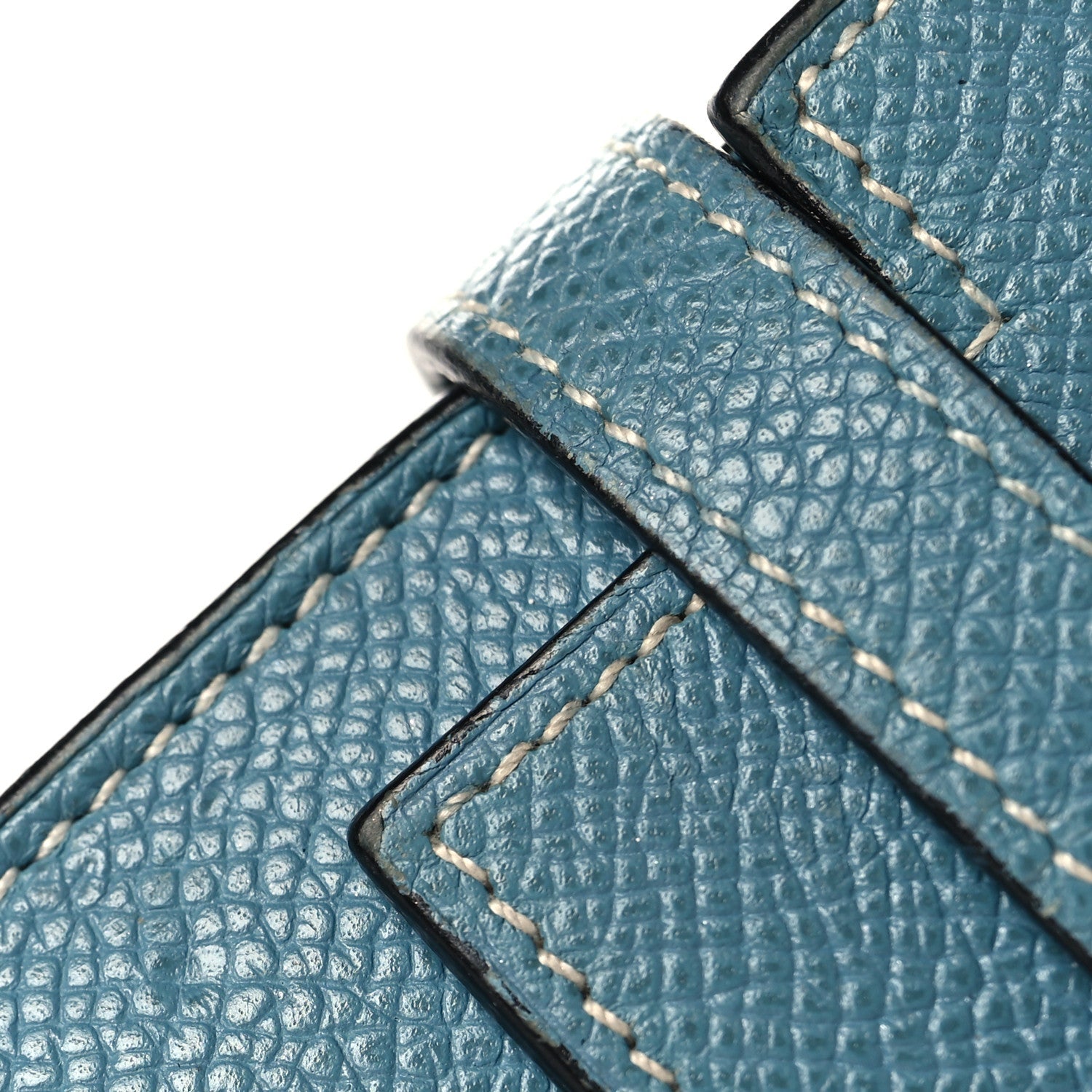 Epsom Kelly Longue Wallet Blue Jean