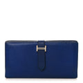 Epsom Bearn Gusset Wallet Bleu Electrique