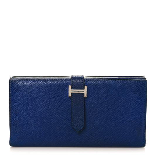 Epsom Bearn Gusset Wallet Bleu Electrique
