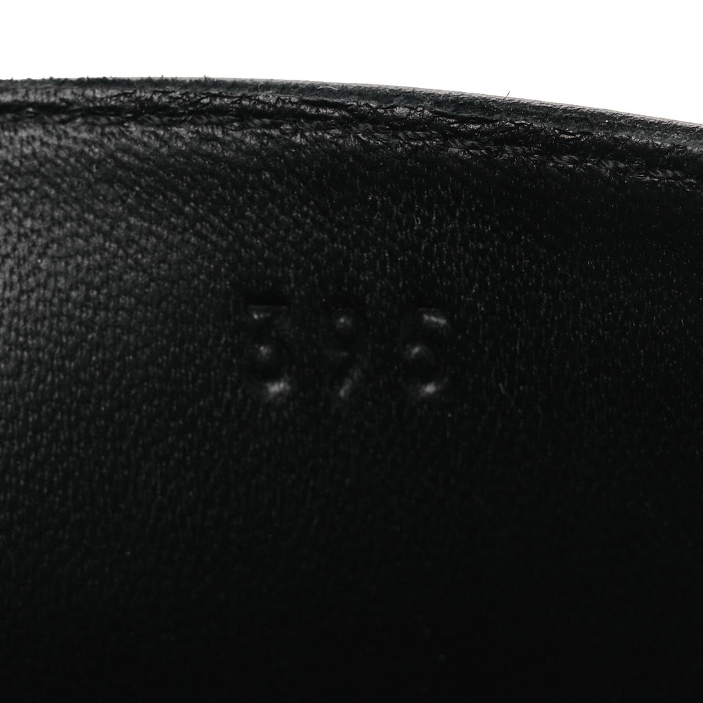 Calfskin Game Slip On Sneakers 39.5 Black
