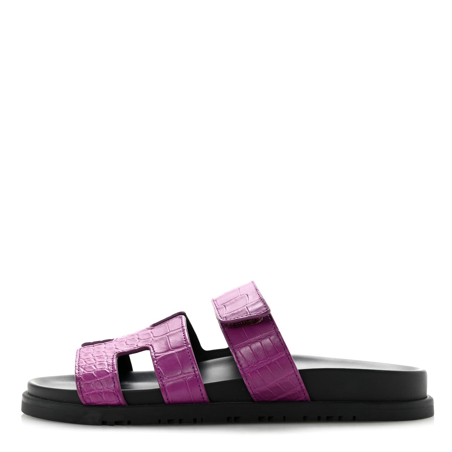 Matte Alligator Womens Chypre Sandals 38.5 Anemone