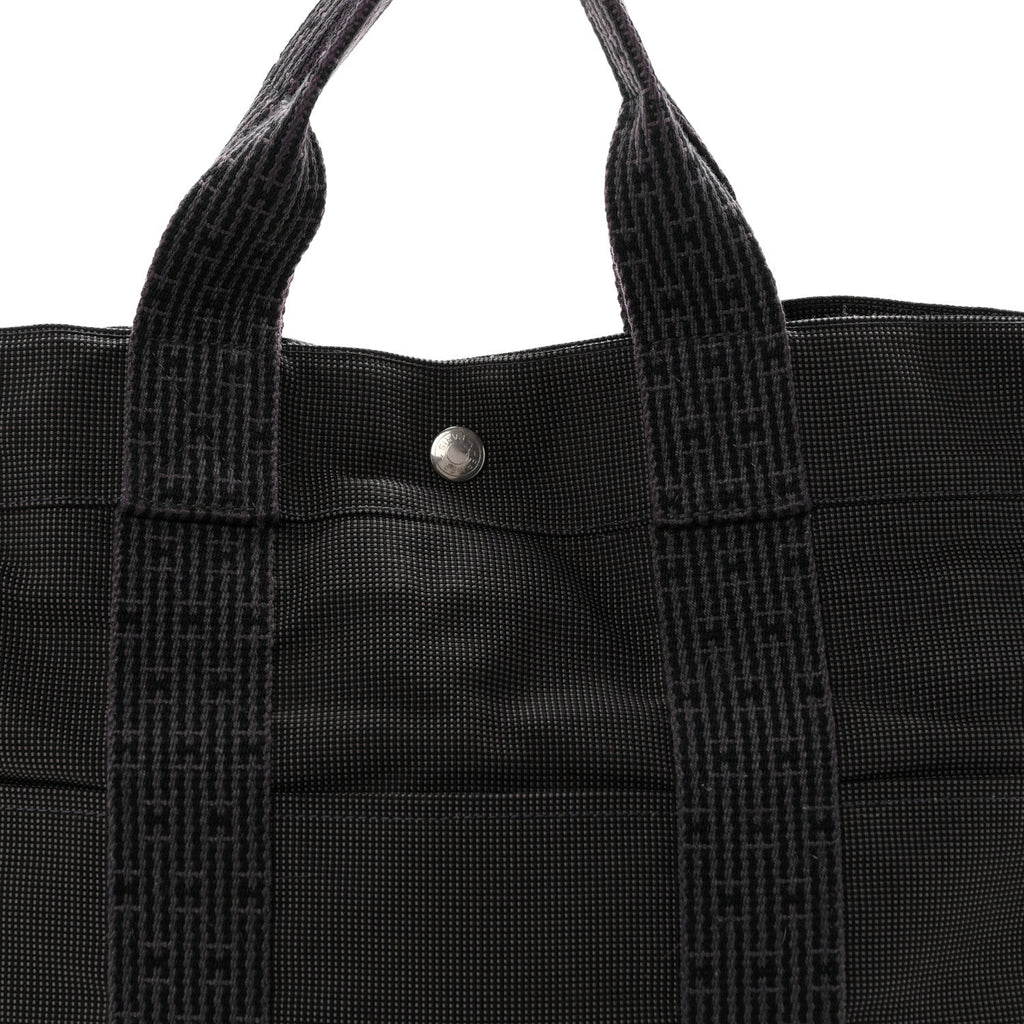 Canvas Herline PM Tote Grey
