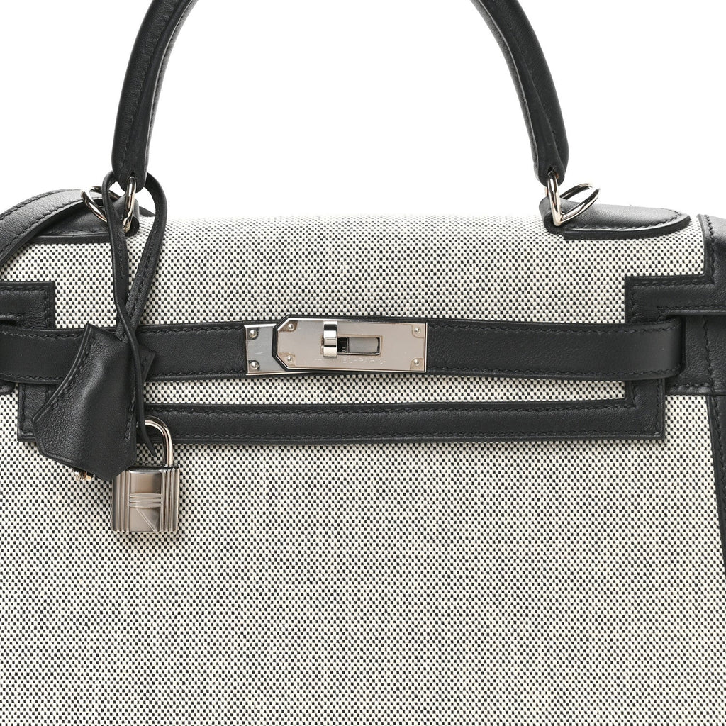 Toile Swift Kelly Sellier 28 Ecru Black