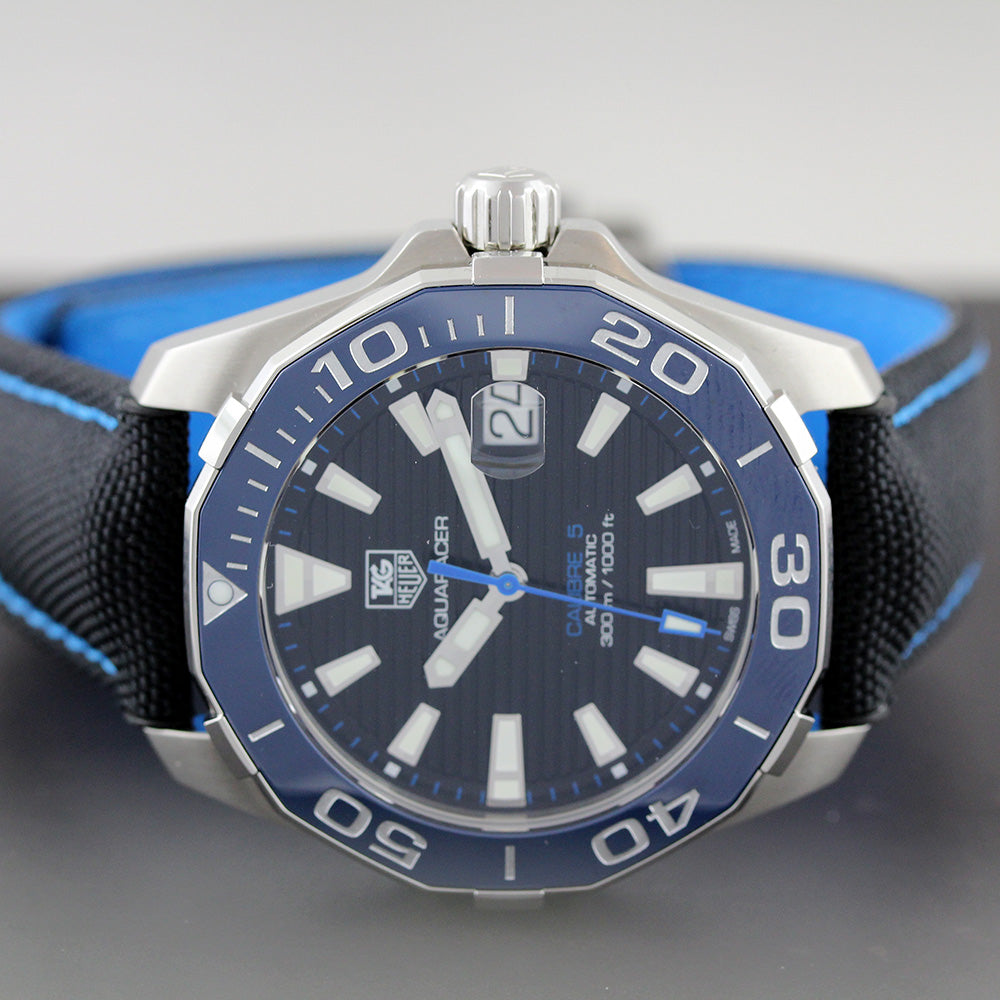 Tag Heuer Aquaracer Blue Dial Watch for Men - WAY211B.FC6363