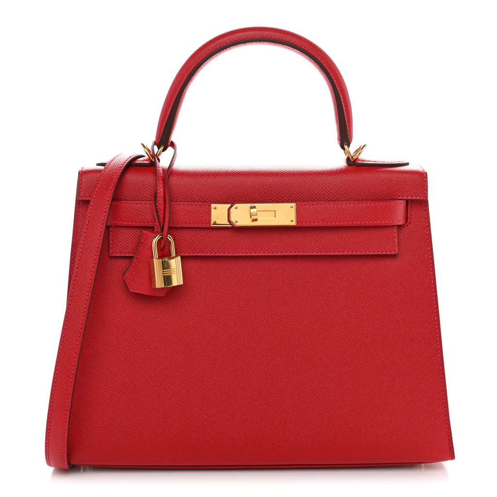 Epsom Kelly Sellier 28 Rouge Casaque