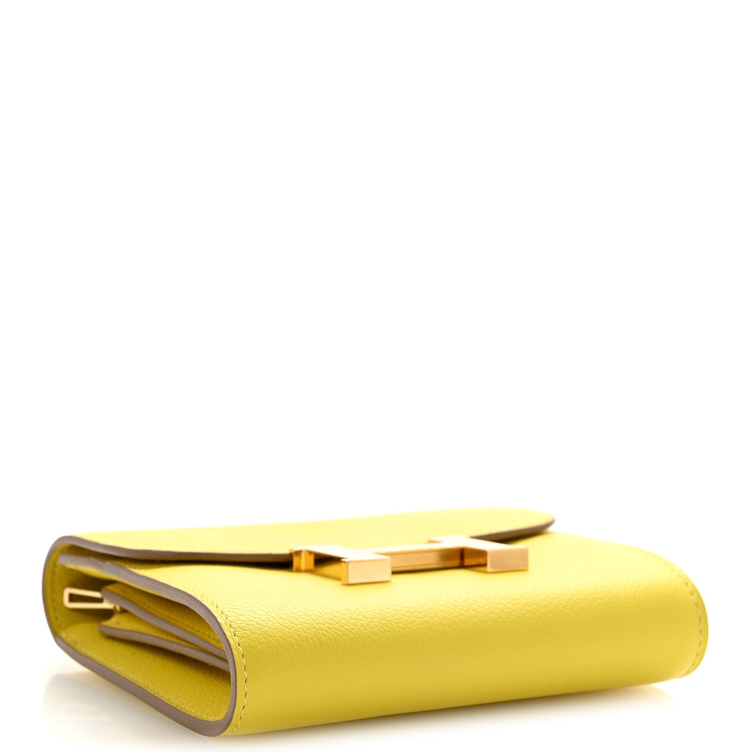 Evercolor Constance Compact Passant Wallet Lime