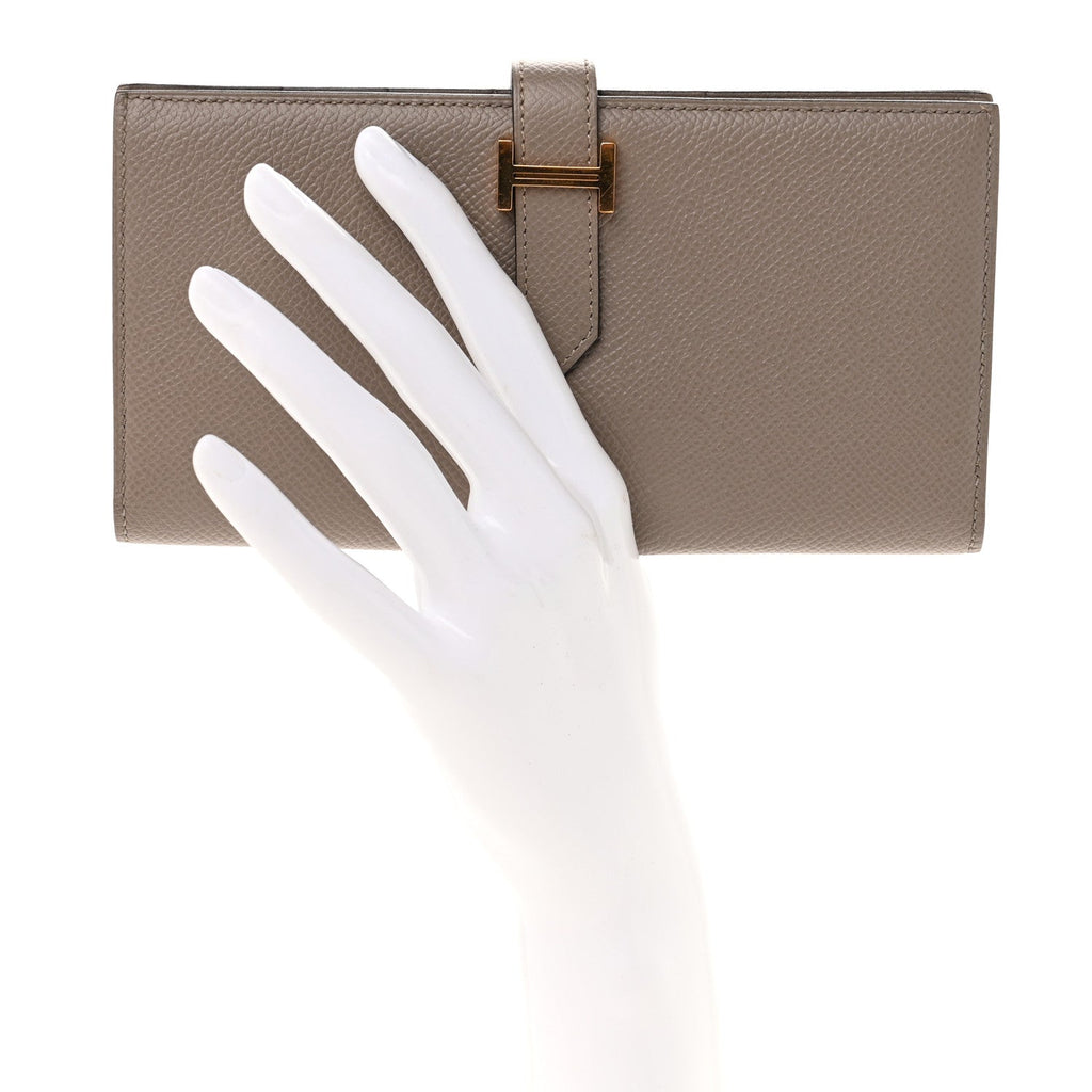 Epsom Bearn Gusset Wallet Gris Asphalte