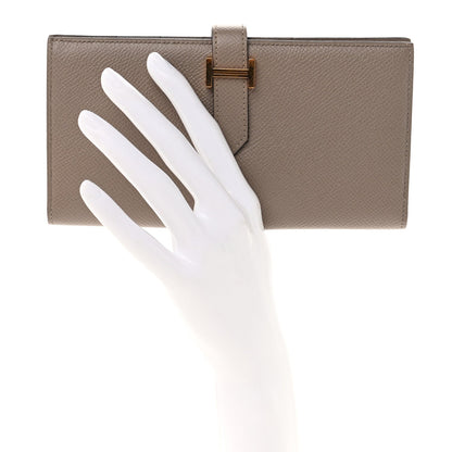 Epsom Bearn Gusset Wallet Gris Asphalte