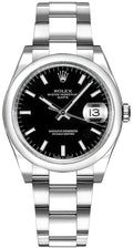 Rolex Oyster Perpetual Date 34 Black Dial Watch 115200