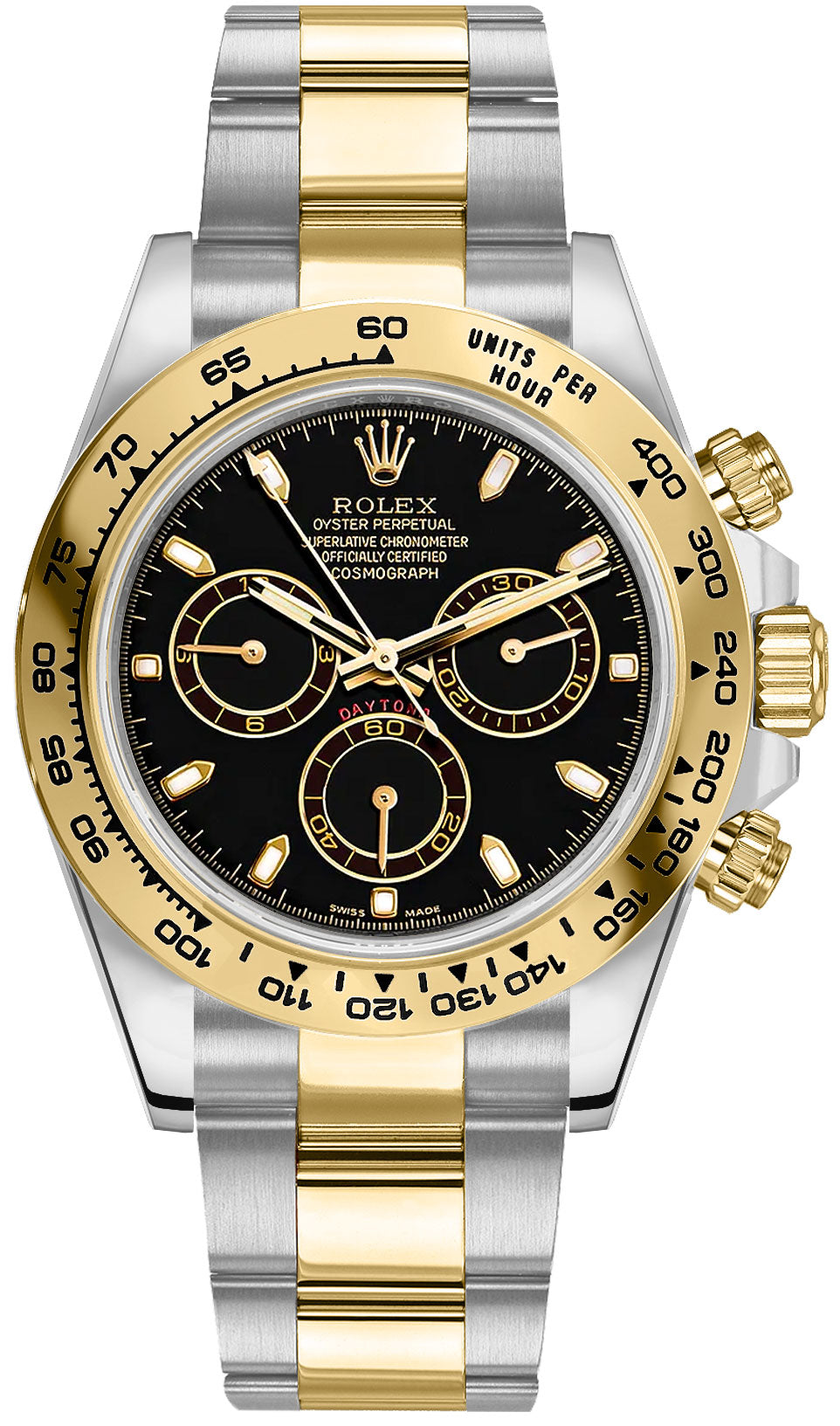 Rolex Cosmograph Daytona Black Dial Men's Luxury Watch 116503-0004