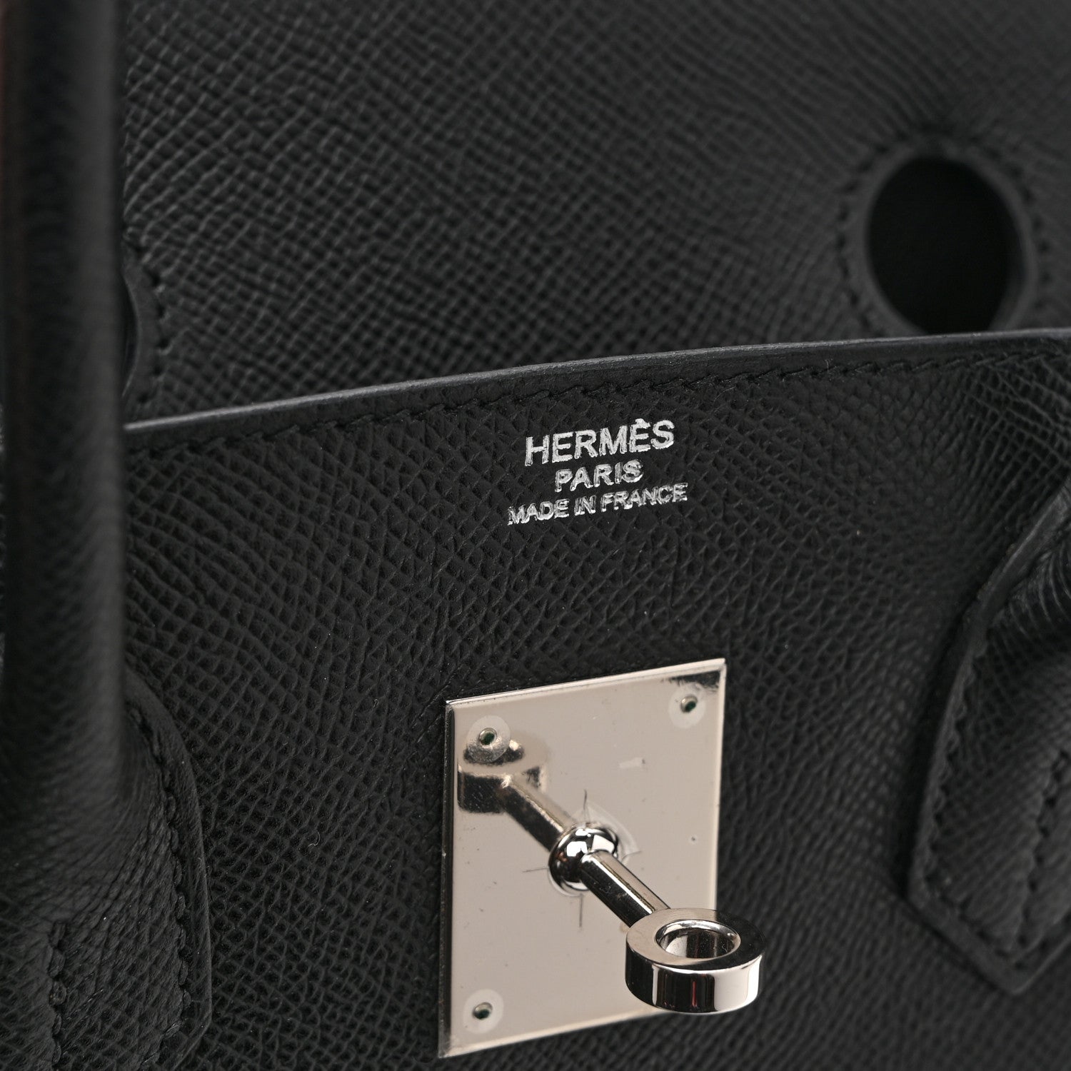 Epsom Birkin 30 Black