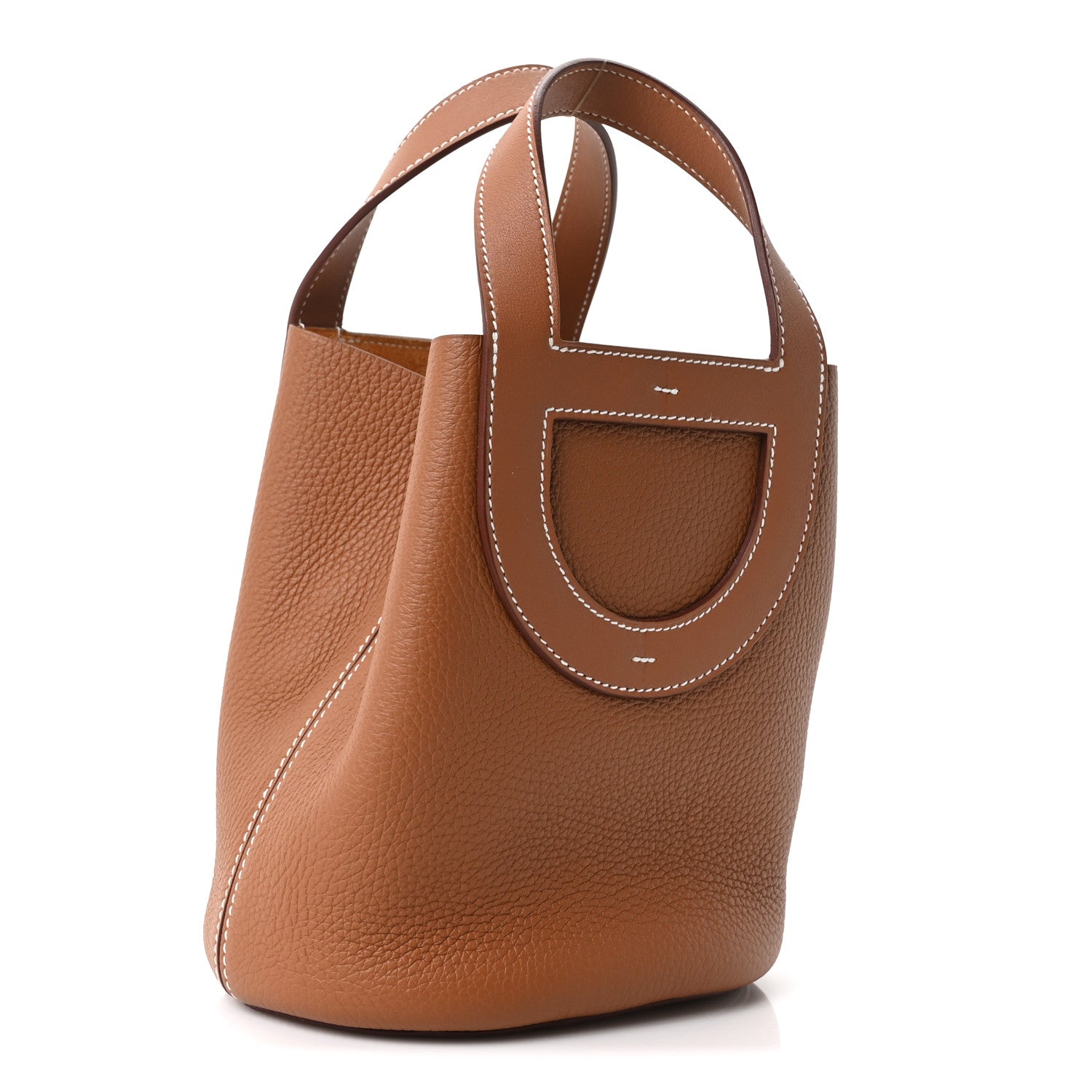 Taurillon Clemence Swift In-The-Loop 18 Bag Gold