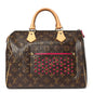 Monogram Perforated Speedy 30 Fuchsia