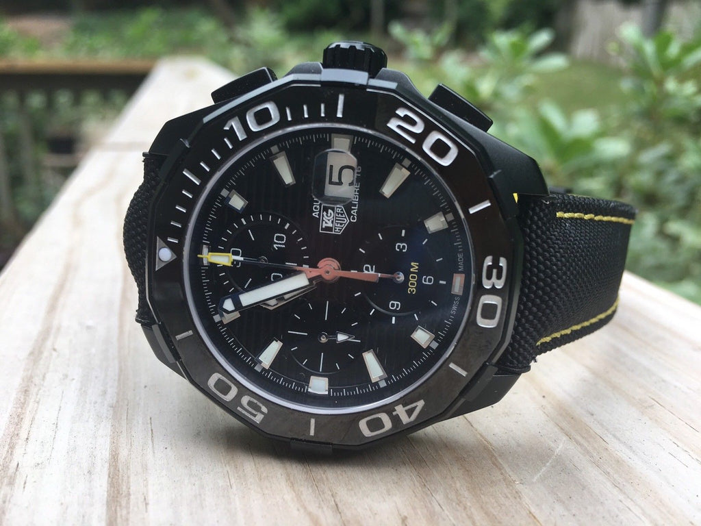 Tag Heuer Aquaracer PVD Black Dial Watch for Men - CAY218A.FC6361