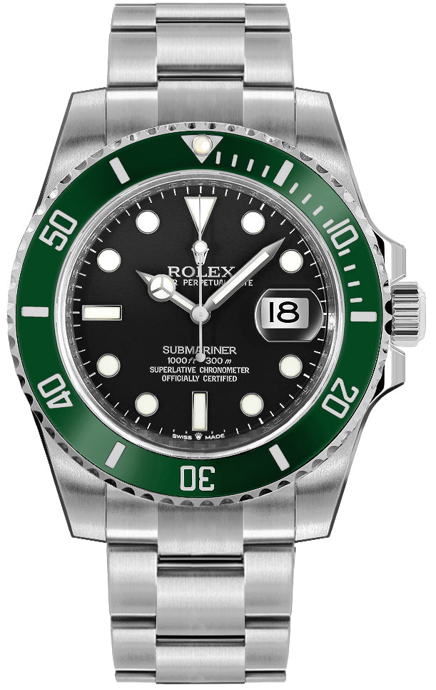 Rolex Submariner Date Starbucks Green Bezel Men's Watch 126610LV-0002