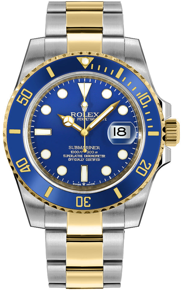 Rolex Submariner Date Steel & Yellow Gold Men's Watch 126613LB-0002
