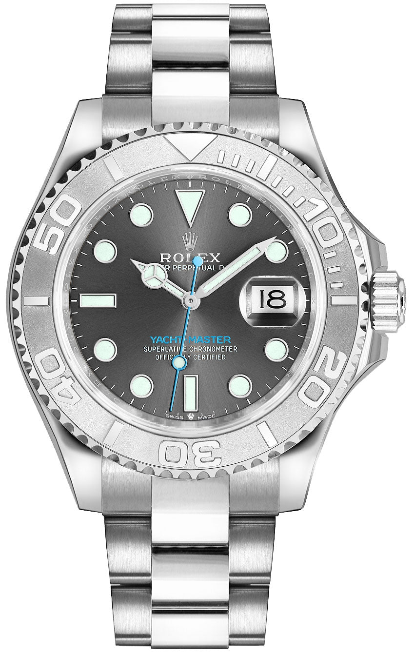 Rolex Yacht-Master 40 Platinum Bezel Men's Watch 126622-0001