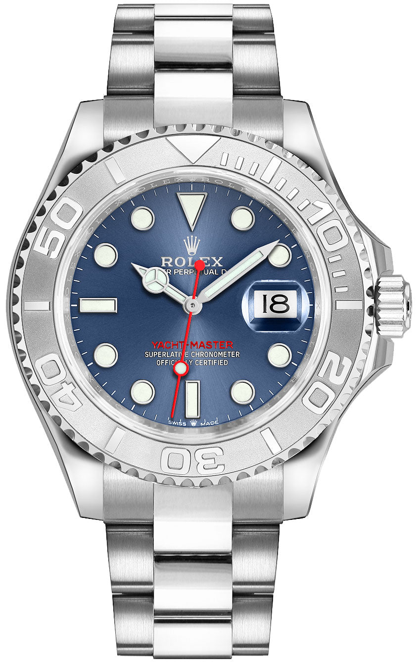 Rolex Yacht-Master 40 Platinum Bezel Men's Watch 126622-0002