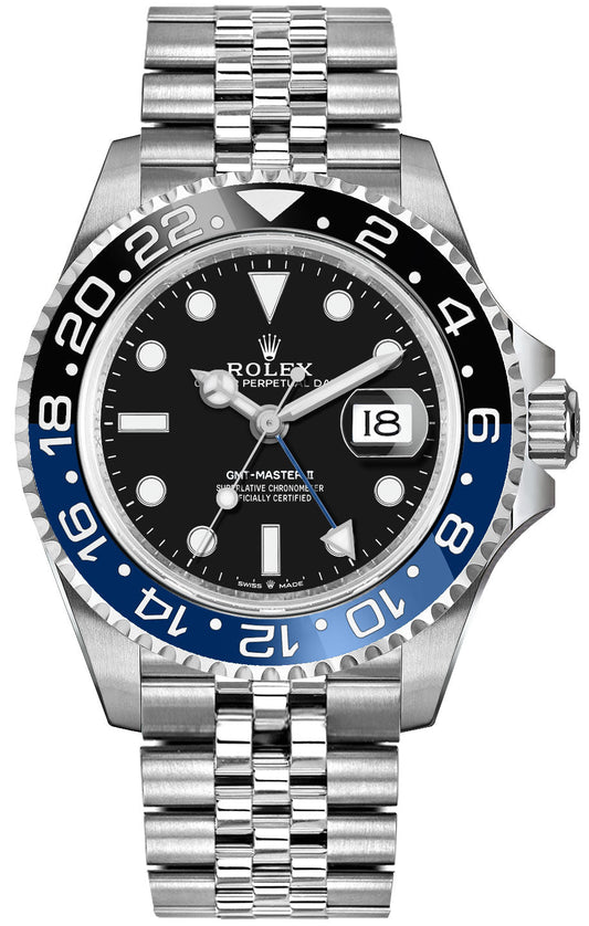 Rolex GMT-Master II Batgirl Oystersteel Men's Watch 126710BLNR-0002
