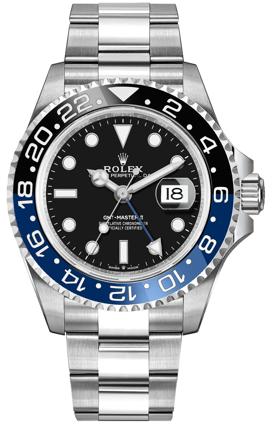 Rolex GMT-Master II Batman Oyster Men's Watch 126710BLNR-0003