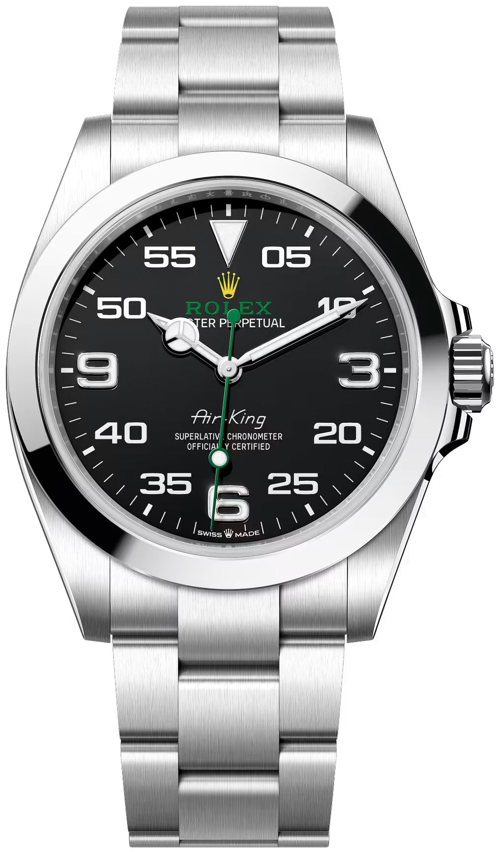 Rolex Oyster Perpetual Air-King Black Dial Men's Watch 126900-0001