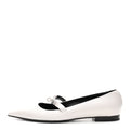 Calfskin Kelly Ballet Flat 38 Gris Clair