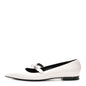 Calfskin Kelly Ballet Flat Gris Clair