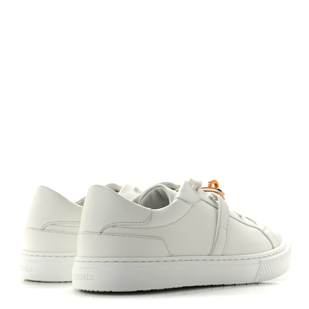 Calfskin Day Sneakers 37.5 White