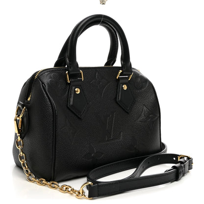 Empreinte Monogram Giant Speedy Bandouliere 20 Black