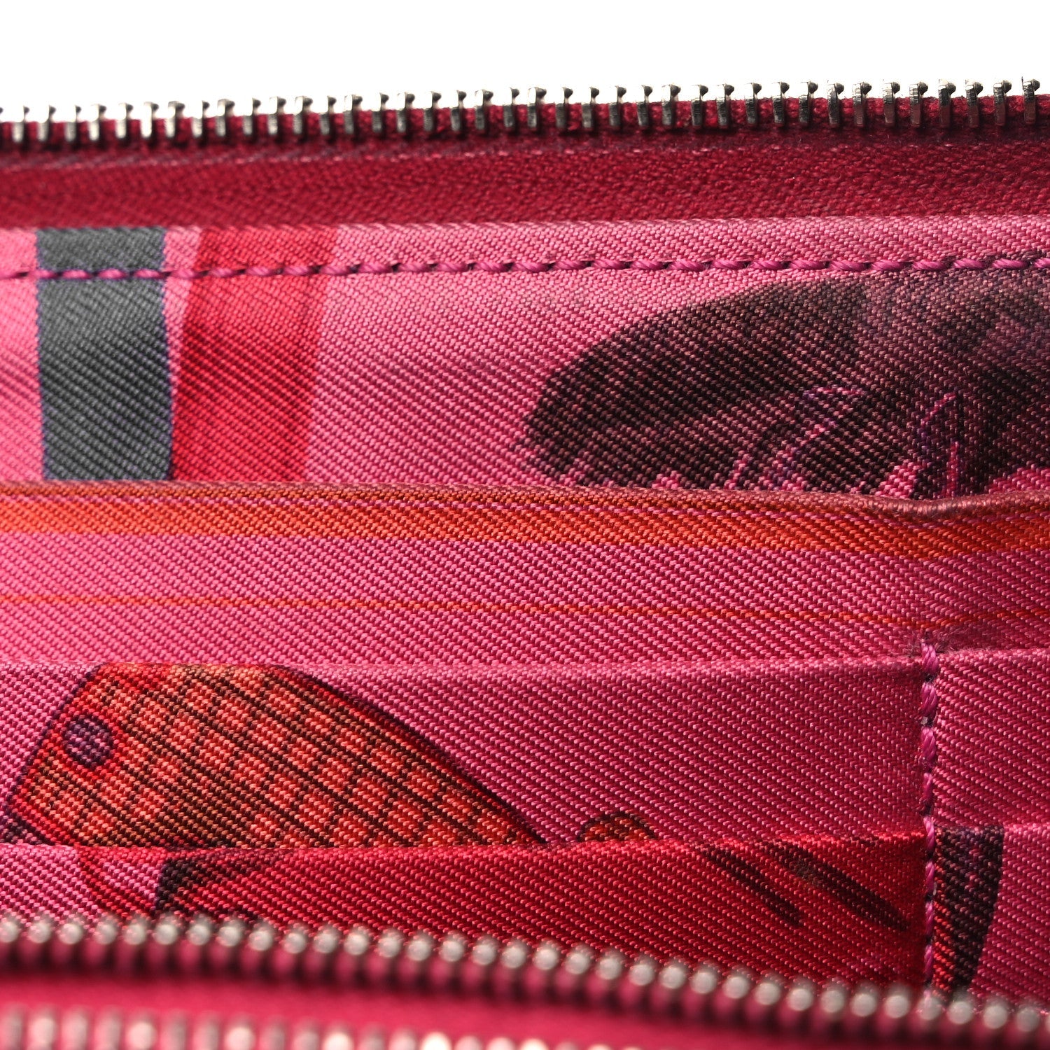 Epsom Silk'In Wallet Capucine