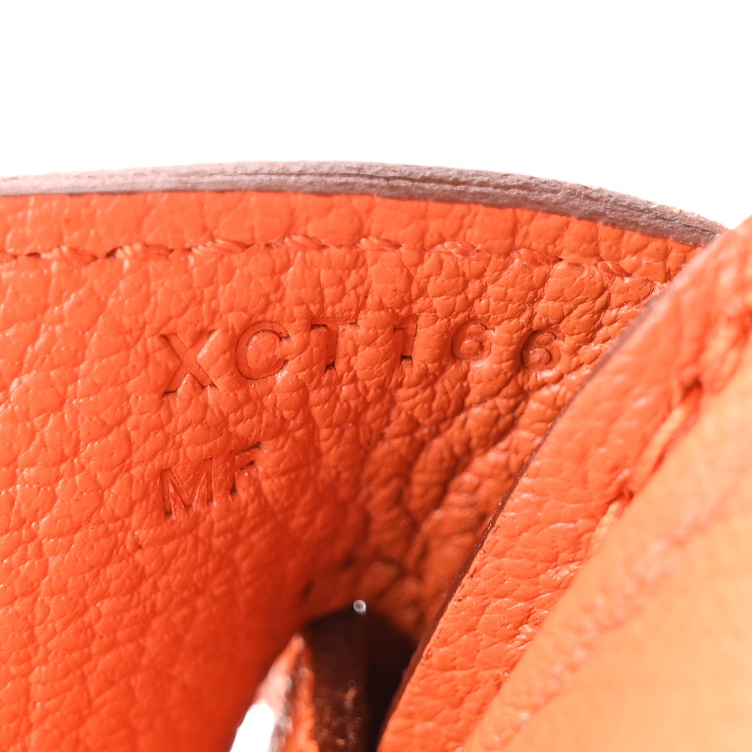 Taurillon Clemence Birkin 30 Orange