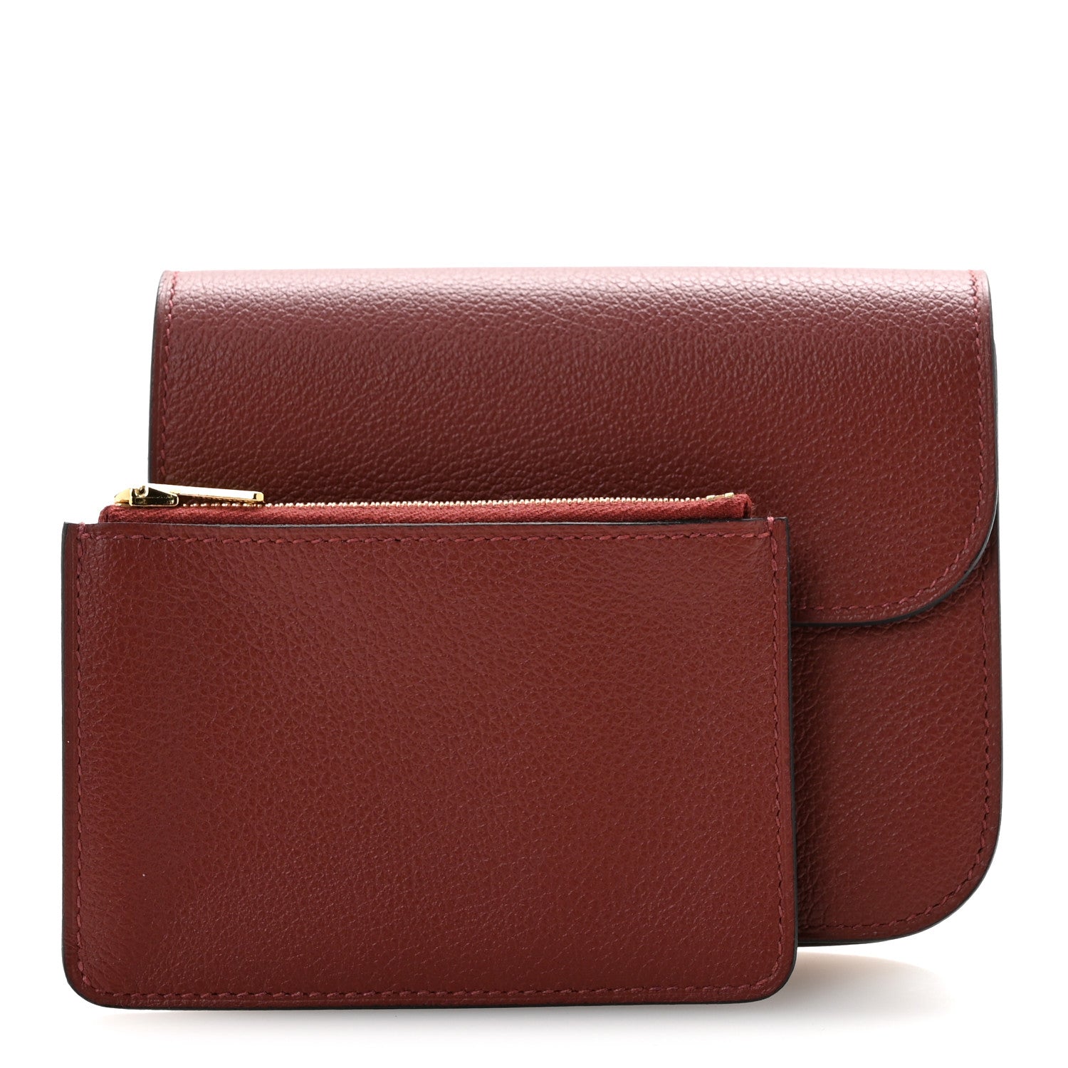 Evercolor Constance Slim Wallet Rouge H