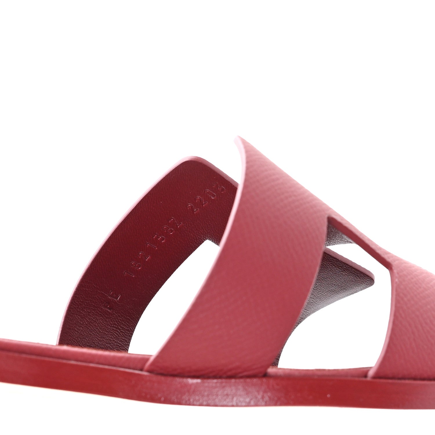 Epsom Santorini Sandals 38 Rouge H