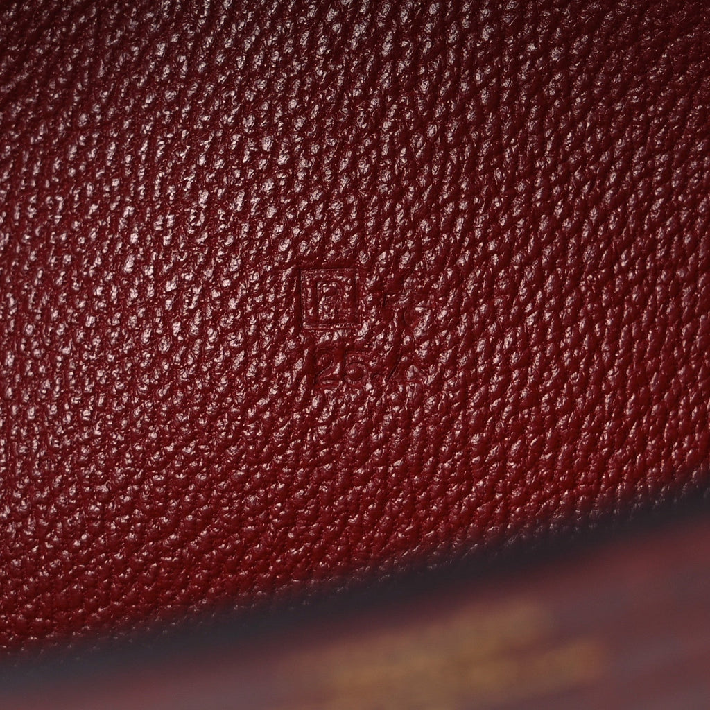 Shiny Alligator Constance Long Wallet Rouge Vif