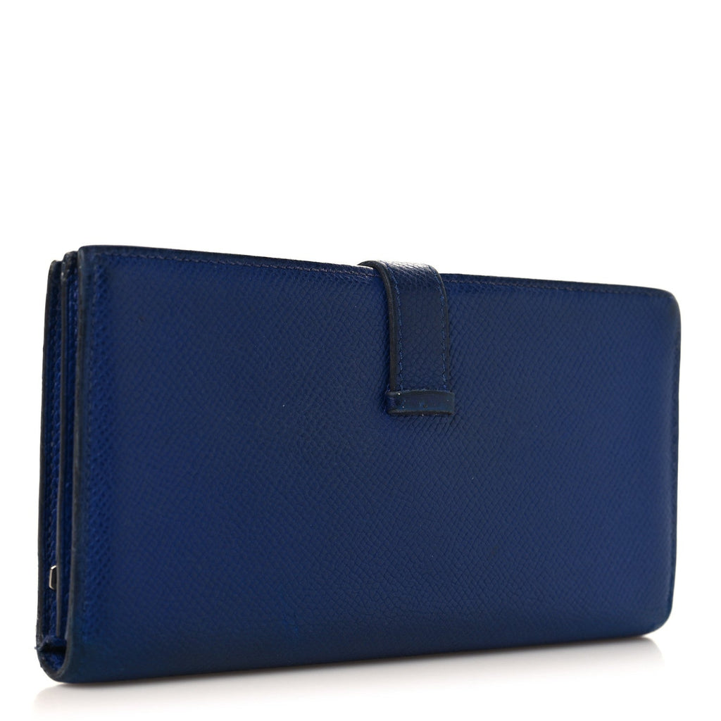 Epsom Bearn Gusset Wallet Bleu Electrique