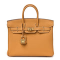 Togo Birkin 25 Natural Sable
